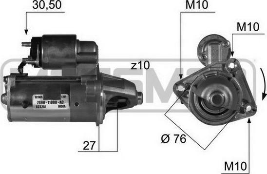 Wilmink Group WG2012974 - Starter autospares.lv