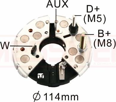 Wilmink Group WG2012498 - Rectifier, alternator autospares.lv