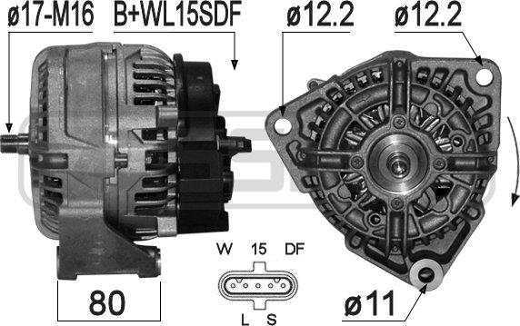 Wilmink Group WG2012093 - Alternator autospares.lv