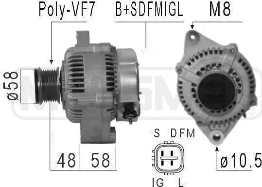 Wilmink Group WG2012052 - Alternator autospares.lv