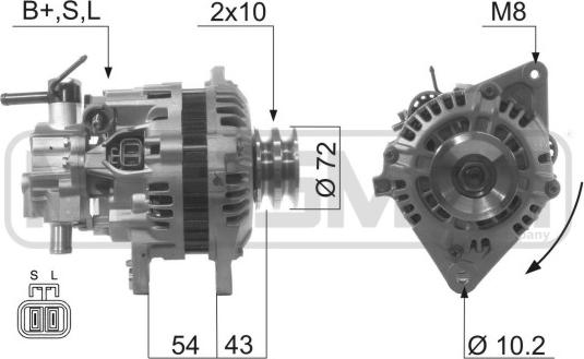 Wilmink Group WG2012069 - Alternator autospares.lv