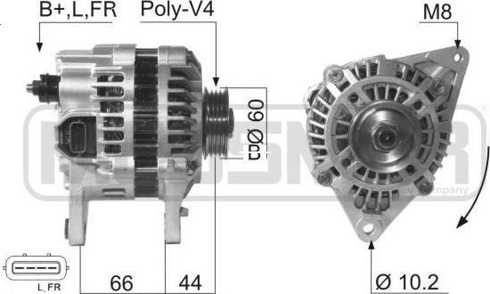 Wilmink Group WG2012089 - Alternator autospares.lv