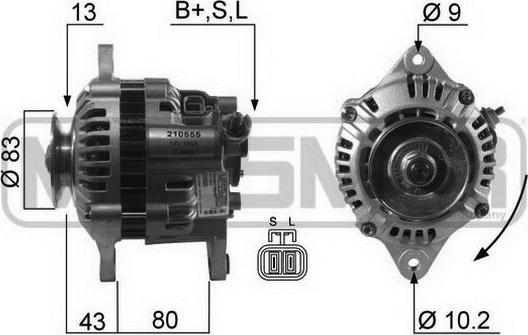 Wilmink Group WG2012037 - Alternator autospares.lv