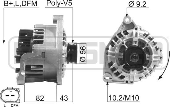 Wilmink Group WG2012074 - Alternator autospares.lv