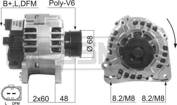 Wilmink Group WG2012077 - Alternator autospares.lv