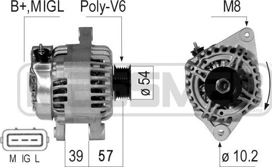 Wilmink Group WG2012199 - Alternator autospares.lv