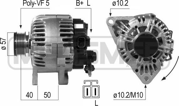 Wilmink Group WG2012107 - Alternator autospares.lv