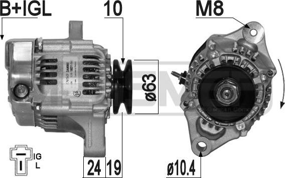 Wilmink Group WG2012114 - Alternator autospares.lv