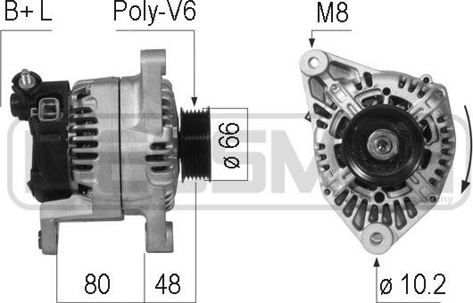 Wilmink Group WG2012180 - Alternator autospares.lv