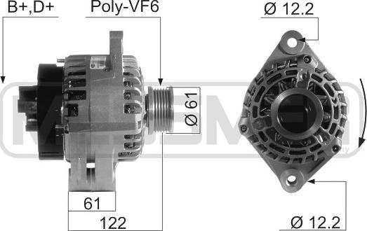 Wilmink Group WG2012124 - Alternator autospares.lv