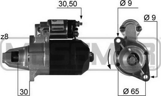 Wilmink Group WG2012865 - Starter autospares.lv