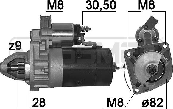 Wilmink Group WG2012809 - Starter autospares.lv