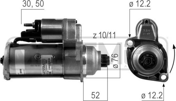 Wilmink Group WG2012806 - Starter autospares.lv