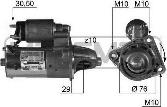 Wilmink Group WG2012801 - Starter autospares.lv