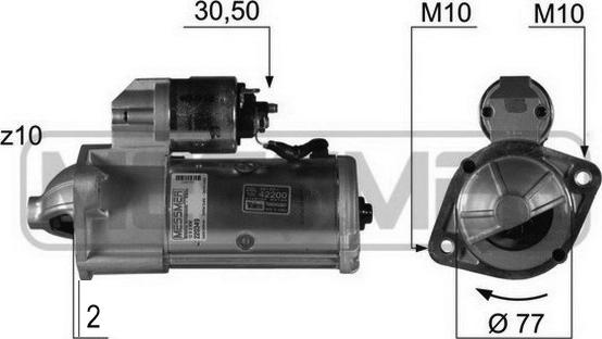 Wilmink Group WG2012881 - Starter autospares.lv