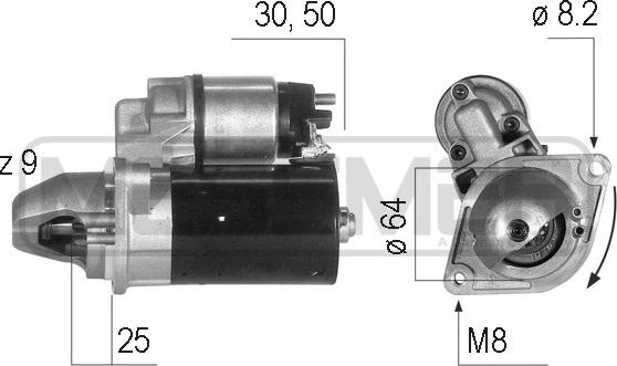 Wilmink Group WG2012838 - Starter autospares.lv