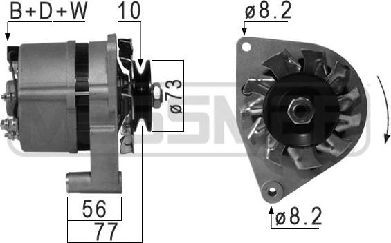 Wilmink Group WG2012351 - Alternator autospares.lv