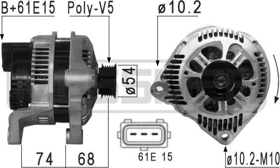 Wilmink Group WG2012331 - Alternator autospares.lv