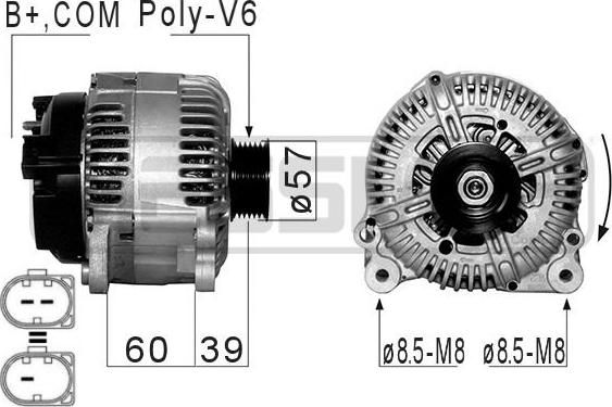 Wilmink Group WG2012284 - Alternator autospares.lv