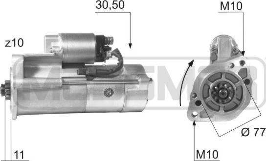 Wilmink Group WG2012749 - Starter autospares.lv