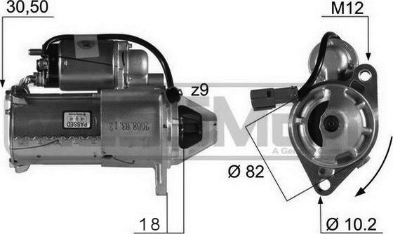 Wilmink Group WG2012754 - Starter autospares.lv