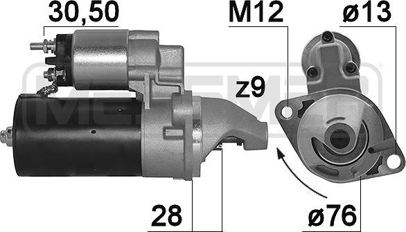 Wilmink Group WG2012761 - Starter autospares.lv