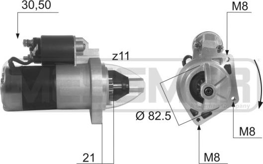 Wilmink Group WG2012729 - Starter autospares.lv