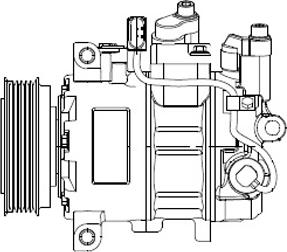 Wilmink Group WG2039848 - Compressor, air conditioning autospares.lv