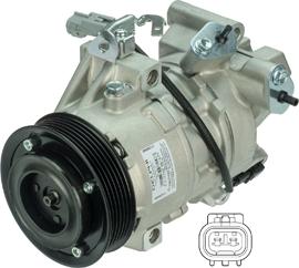 Wilmink Group WG2039854 - Compressor, air conditioning autospares.lv