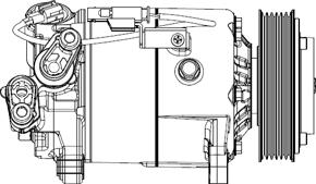 Wilmink Group WG2039866 - Compressor, air conditioning autospares.lv