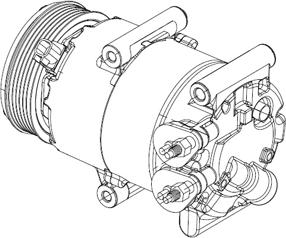 Wilmink Group WG2039826 - Compressor, air conditioning autospares.lv