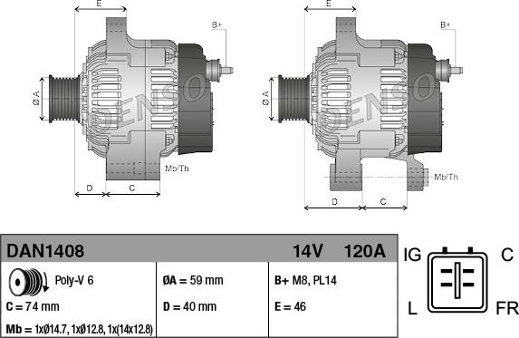 Wilmink Group WG2072034 - Alternator autospares.lv