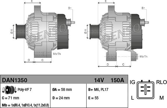 Wilmink Group WG2072031 - Alternator autospares.lv