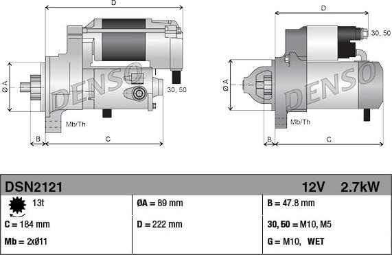 Wilmink Group WG2072132 - Starter autospares.lv