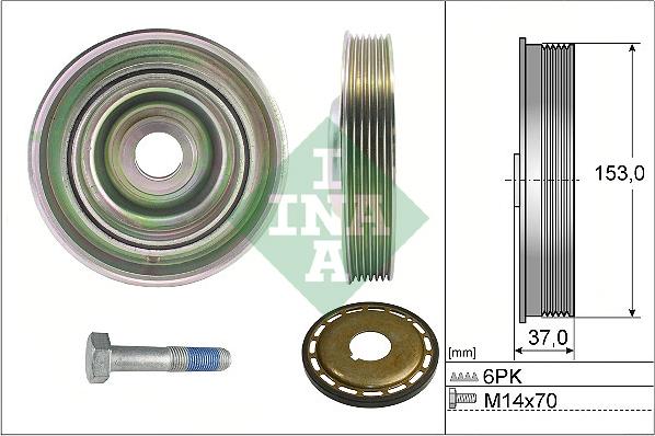 Wilmink Group WG2194371 - Belt Pulley, crankshaft autospares.lv