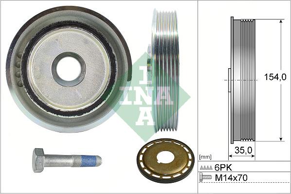 Wilmink Group WG2194372 - Belt Pulley, crankshaft autospares.lv