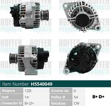 Wilmink Group WG2196999 - Alternator autospares.lv