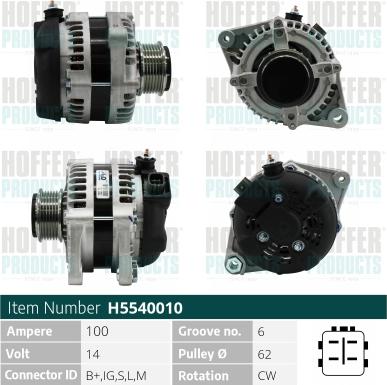 Wilmink Group WG2196994 - Alternator autospares.lv