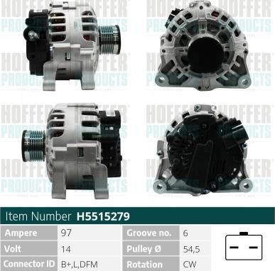 Wilmink Group WG2196917 - Alternator autospares.lv