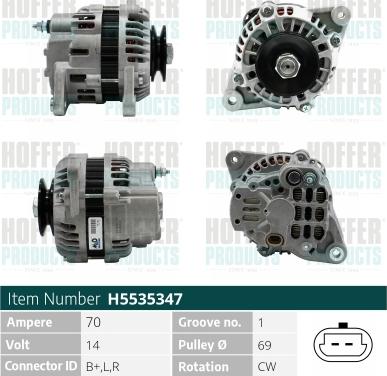 Wilmink Group WG2196984 - Alternator autospares.lv