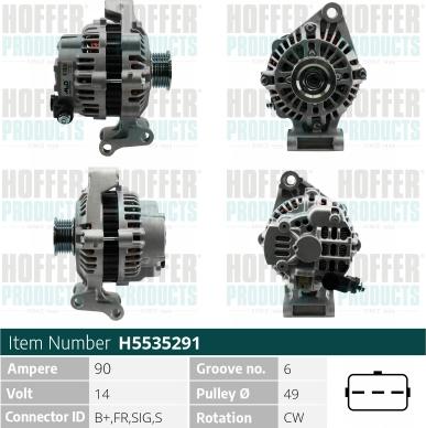 Wilmink Group WG2196982 - Alternator autospares.lv