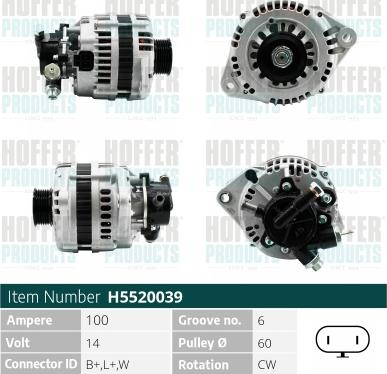 Wilmink Group WG2196931 - Alternator autospares.lv