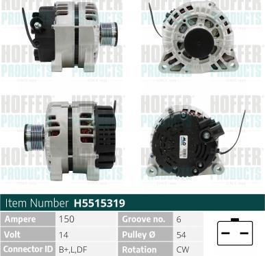 Wilmink Group WG2196925 - Alternator autospares.lv