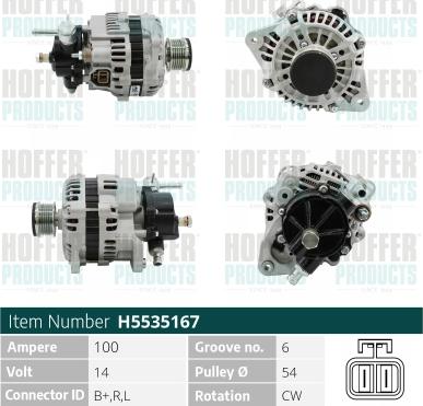 Wilmink Group WG2196976 - Alternator autospares.lv