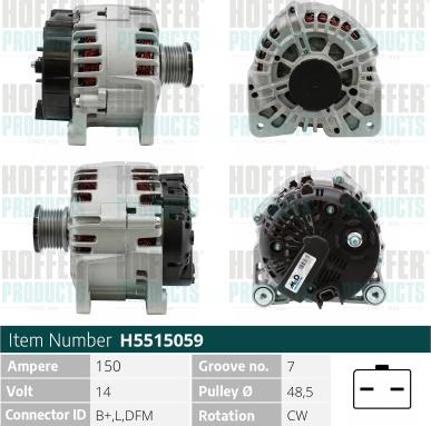 Wilmink Group WG2196865 - Alternator autospares.lv