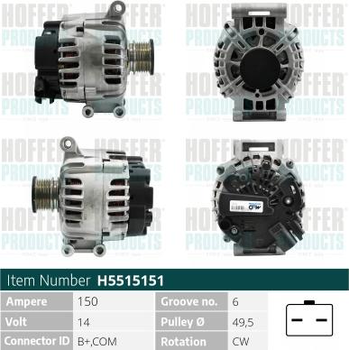 Wilmink Group WG2196885 - Alternator autospares.lv