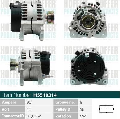 Wilmink Group WG2196837 - Alternator autospares.lv