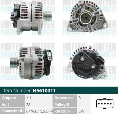 Wilmink Group WG2197054 - Alternator autospares.lv