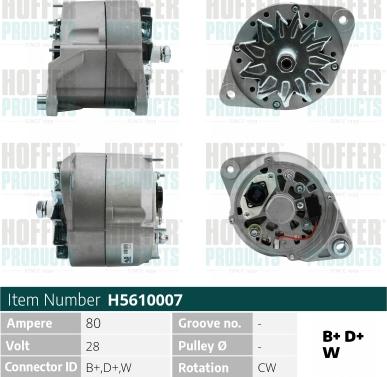 Wilmink Group WG2197053 - Alternator autospares.lv