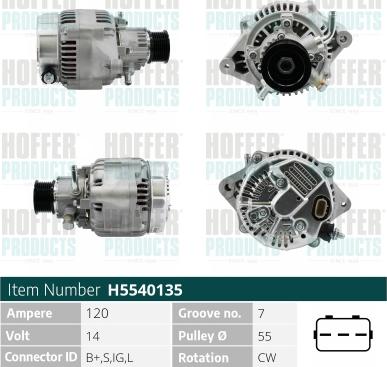 Wilmink Group WG2197005 - Alternator autospares.lv